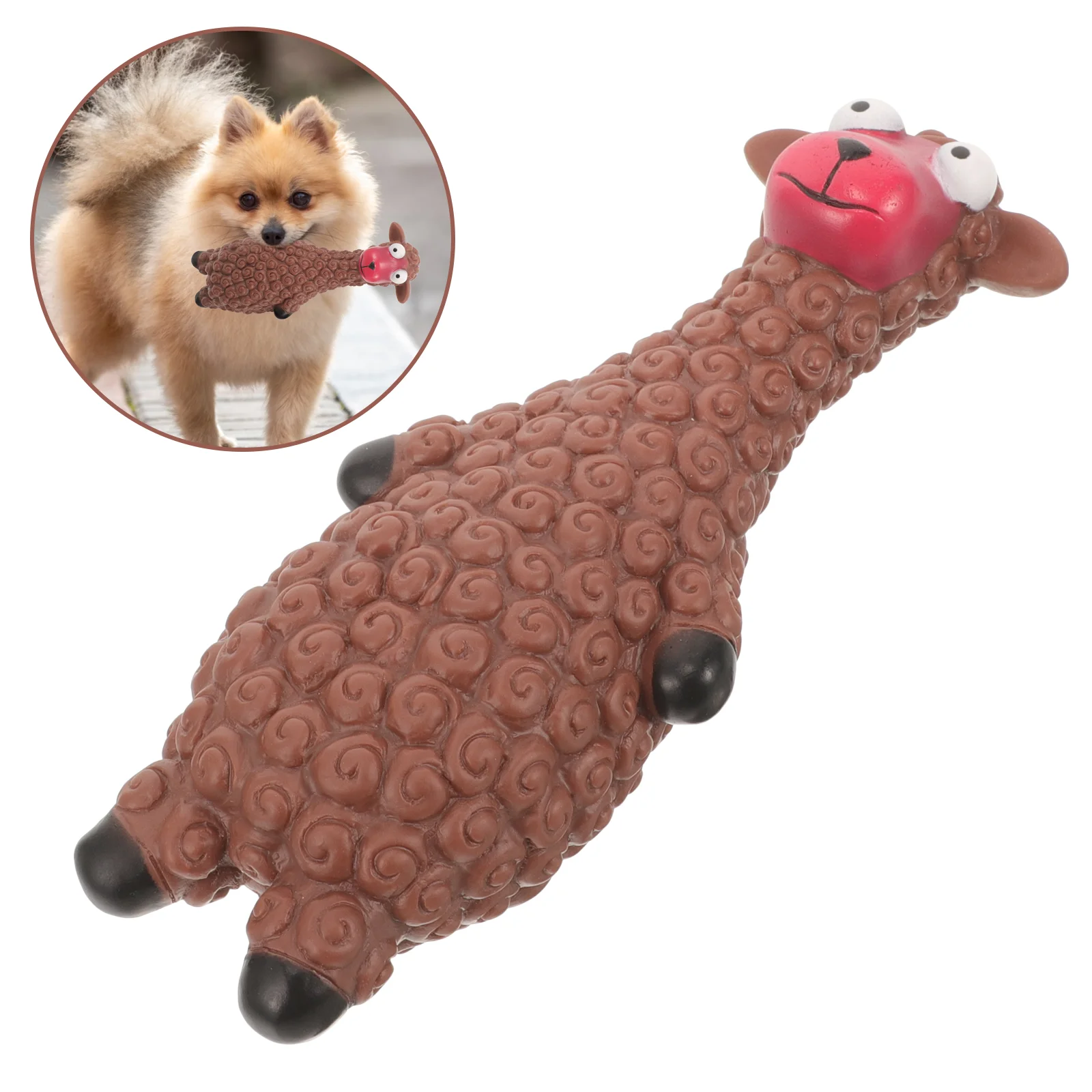 

Pet Latex Toys Small Dog Squeaky Outdoor Training Interactive Decorative Bite Emulsion Puppy for Large Dogs Chew
