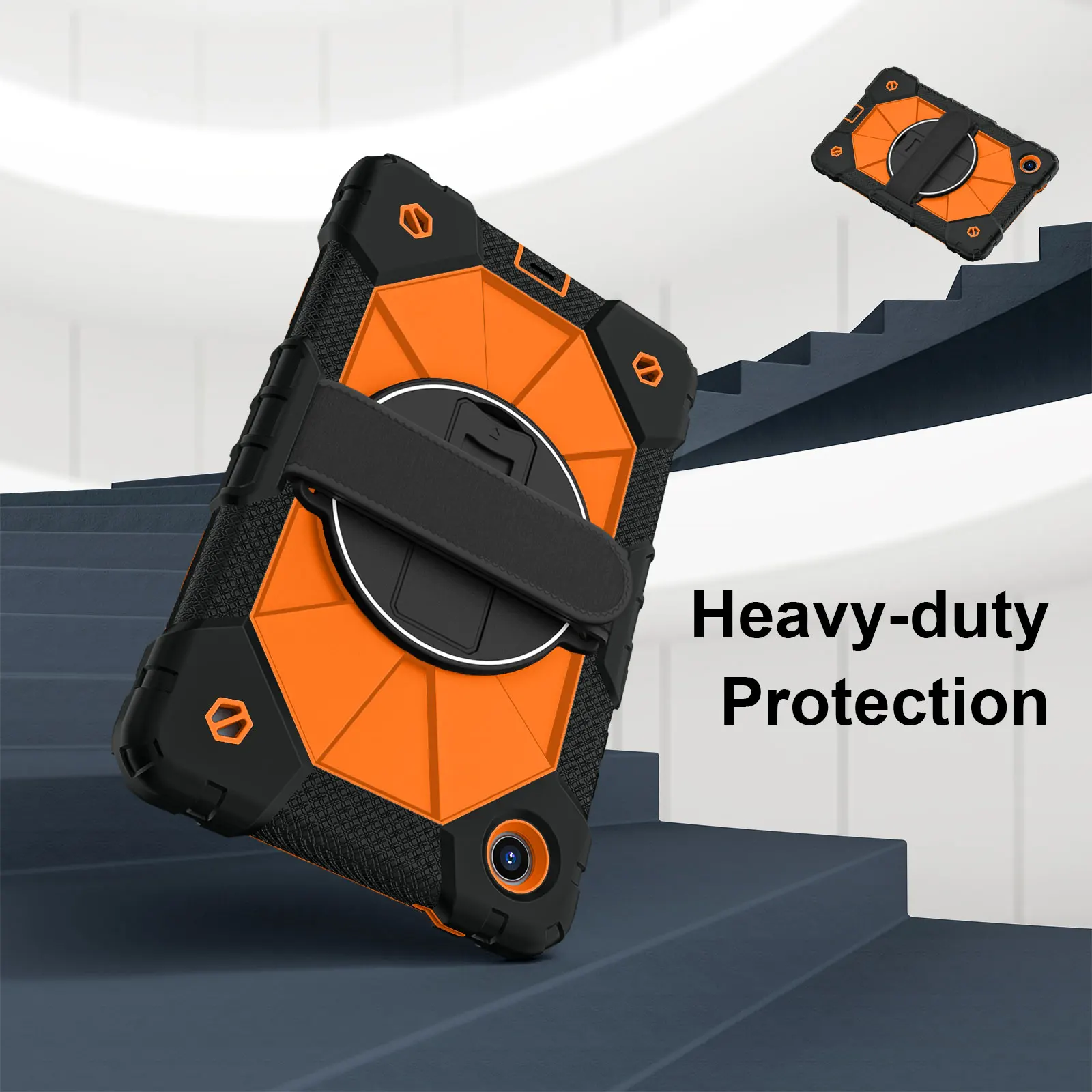 Durable Kids' Shockproof Case with Handle and Shoulder Strap