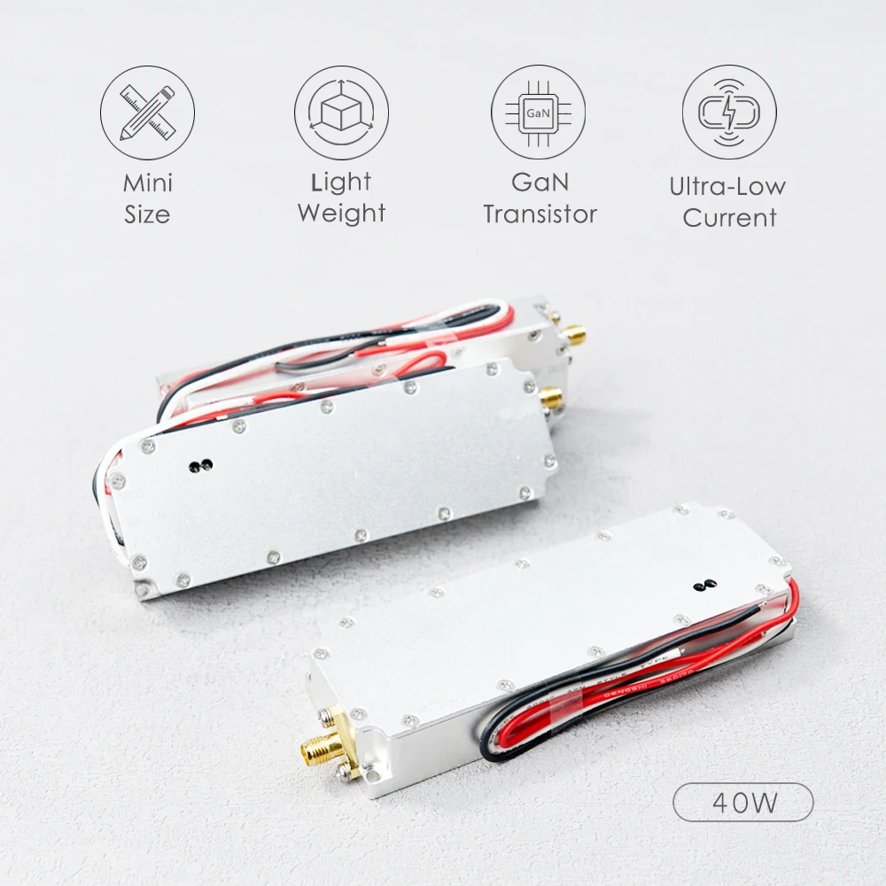 1.5GHz 1.6GHz 40W RF High Power Amplifiers wireless Signal Extender Sweep Signal Source For Drone GPS