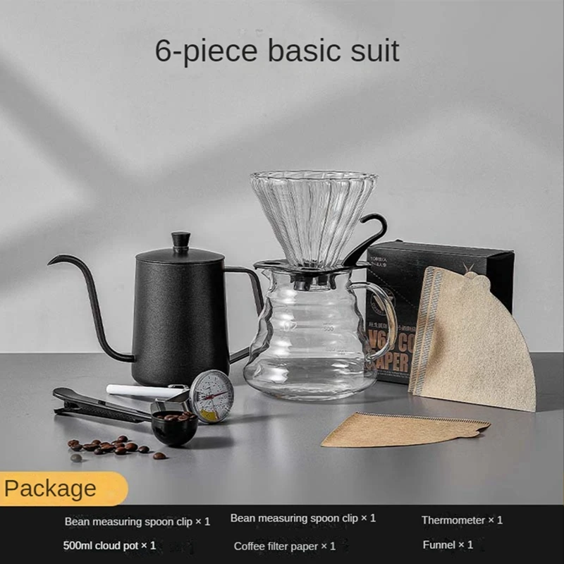 

Hand Brewed Coffee Set Coffee Accessories Coffee Kettle Portable Gooseneck Kettle Camping Barista Tools