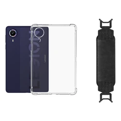 Comprehensive Tablet Accessory Kit with Shockproof Case and Security Hand Strap for Lenovo TB324ZC (TPU Case and Strap)