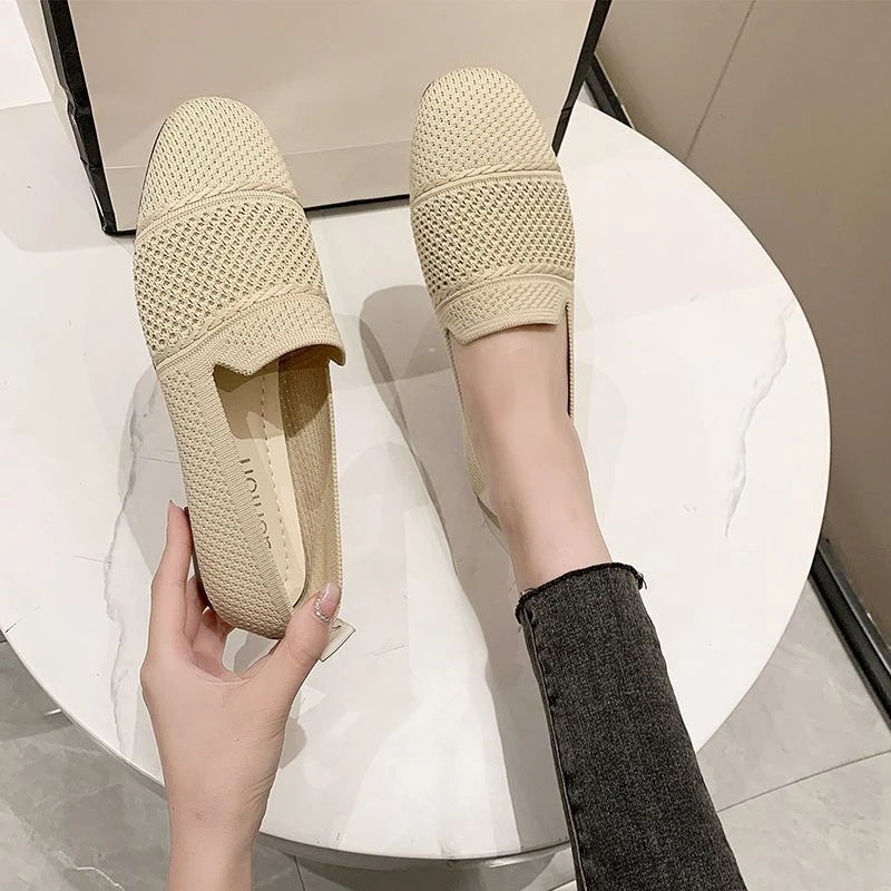 Scarpe Basse Traspiranti In Rete Per Mocassini Da Donna Calzature Da Donna Bianche Con Spedizione Gratuita In Offerta Luxury 2023 Nuova Alta Qualità A