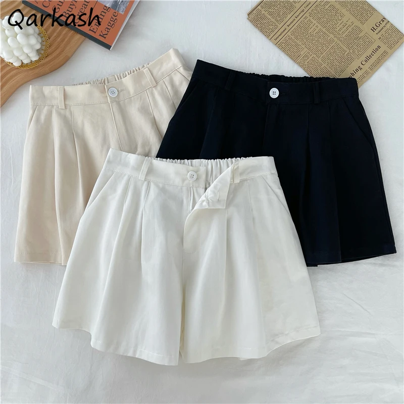 

Shorts Women Leisure College Soft Ins Chic Mujer Stylish Sheer Young Lovely Korean Style Baggy Summer Harajuku Elegant Popular
