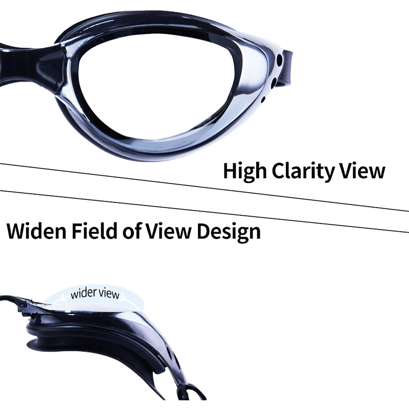 Professional Swimming Goggles Anti-Fog UV Adjustable Plating Men Women Waterproof Silicone Glasses Adult Eyewear swimming goggles