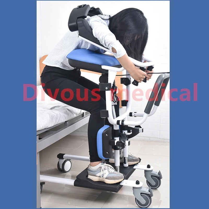 Hot Sale Hospital Elderly Home Multi-Function Transfer car Lift Toilet Commode Chair Disabled Electric Wheel chair 6