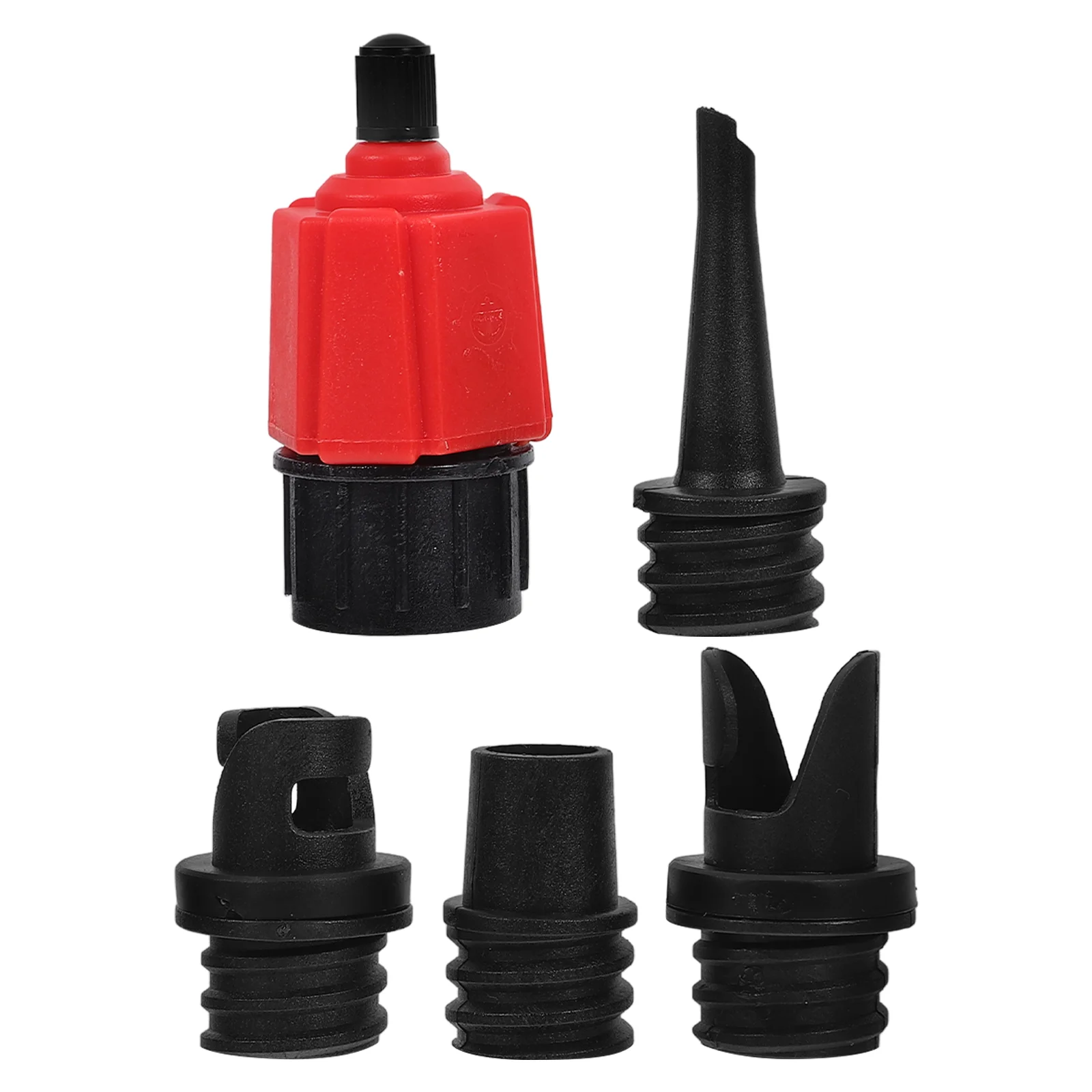 

1Pc Vehicle-Mounted Electric Pump Splice Head Practical Simple Metal Pump Inflator Conversional Head for Kayak Car (Red)