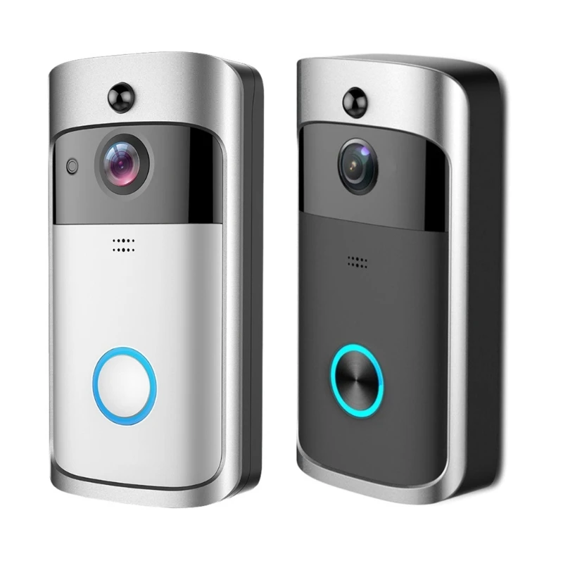 

Y1UU Wireless Door Bells Two-Way Intercom Audios Doorbell Camera PIR Motion Detection Highly Video Door Bells