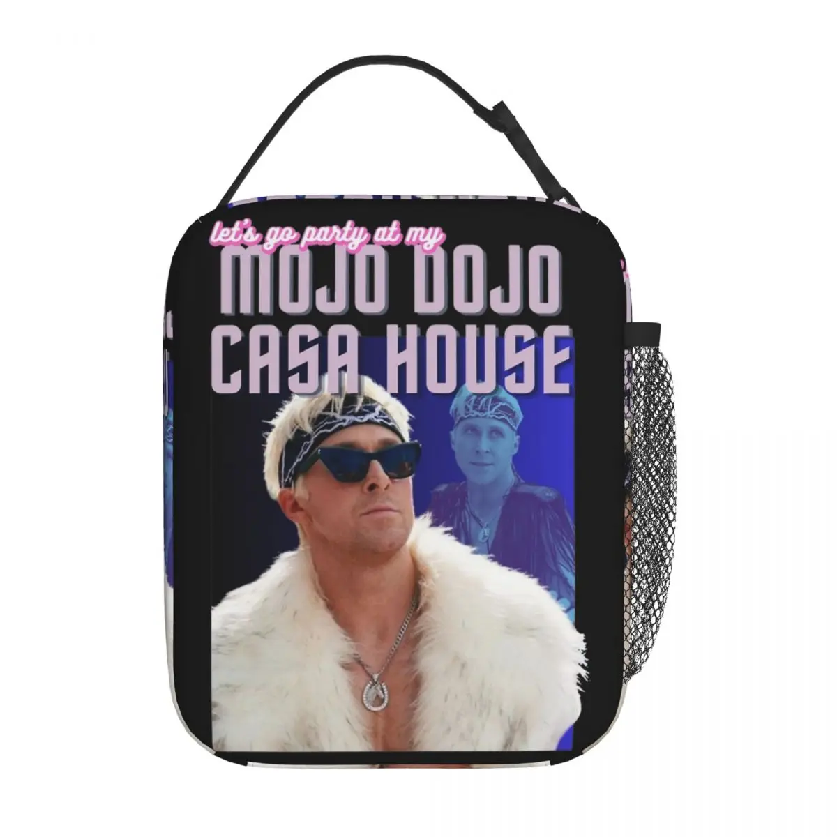 

Insulated Lunch Boxes Ryan Gosling Mojo Dojo Casa House Merch Kenergy Lunch Container Y2K Cooler Thermal Bento Box For School