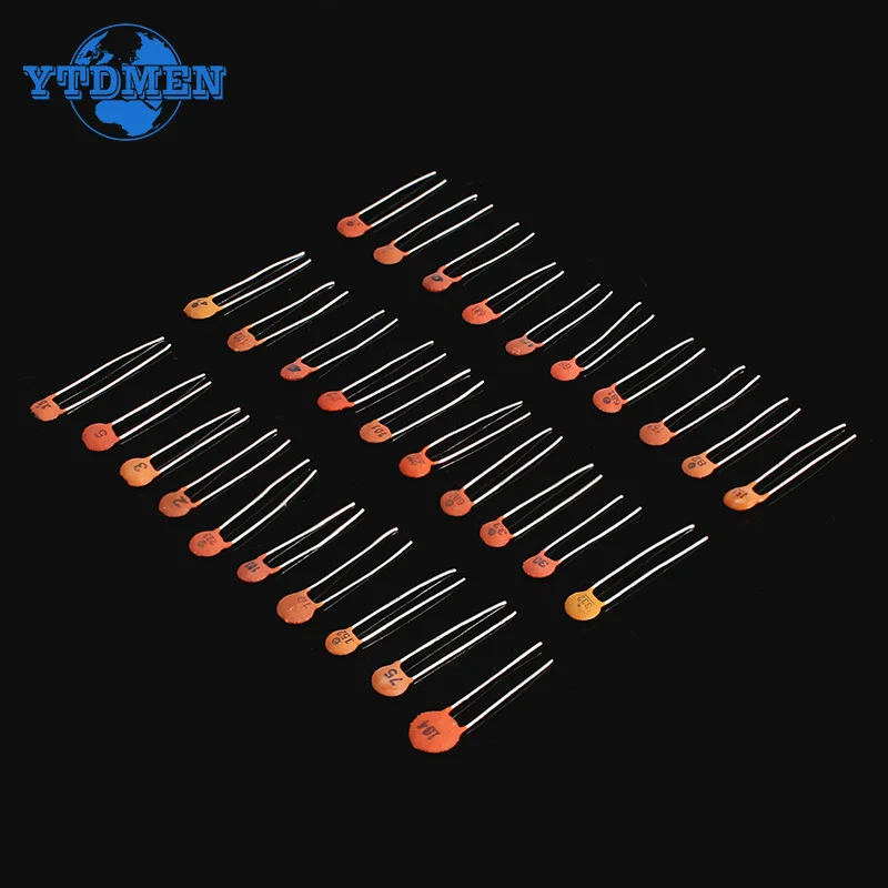 Ceramic Capacitor Variety Kit - 300/960pcs Assorted 2pF-0.1uF for DIY Electronics Projects