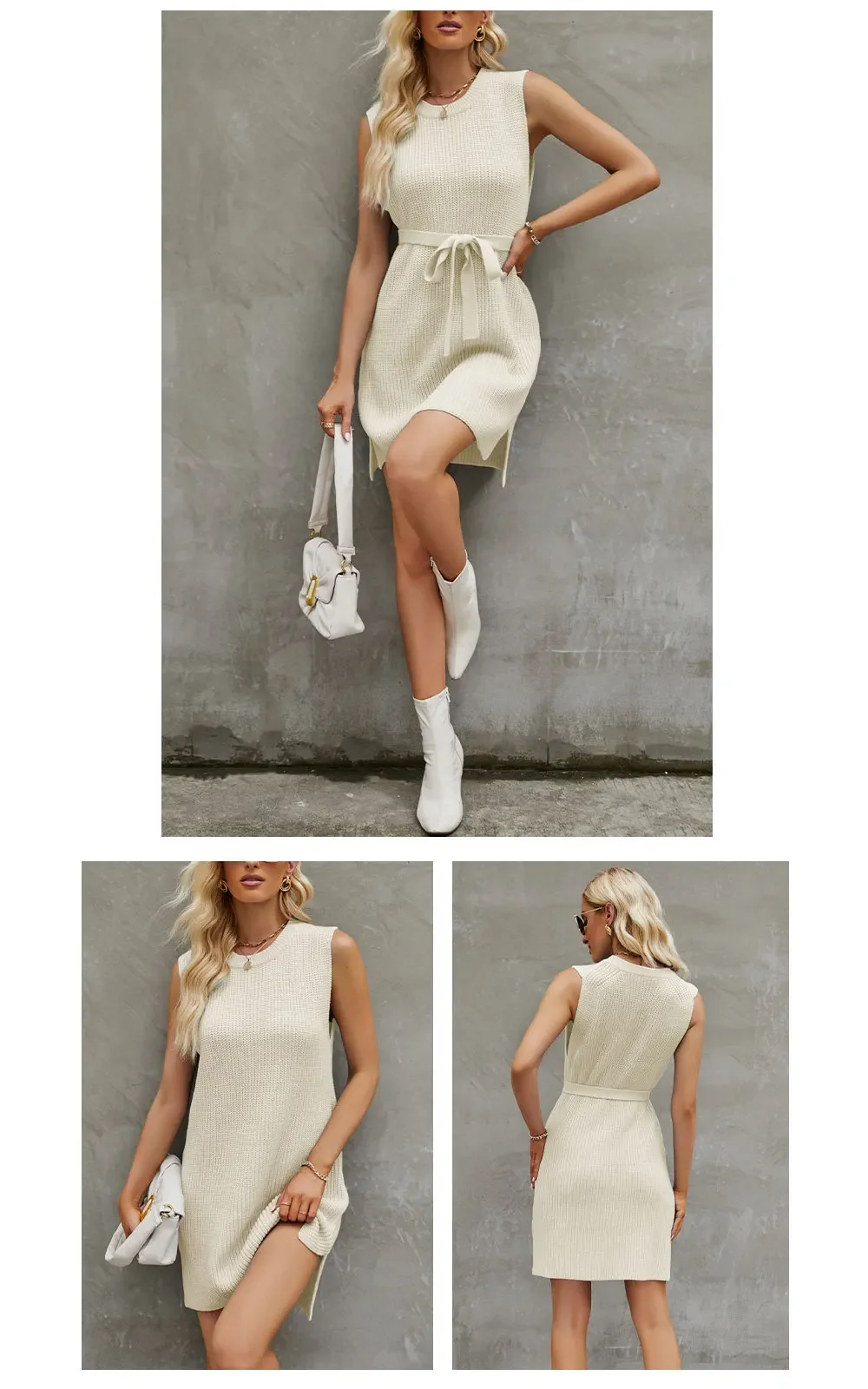 Knitted Dress Image 2