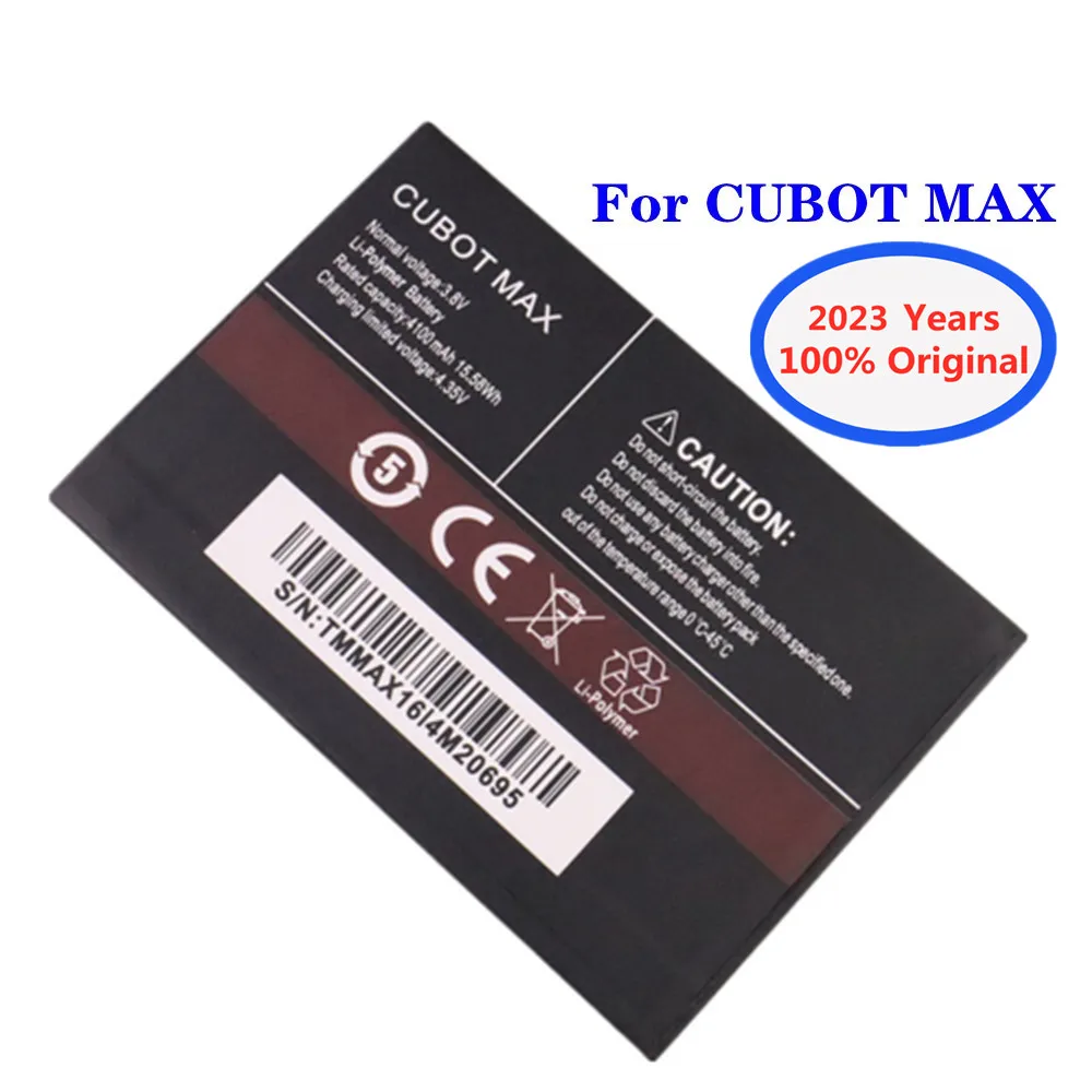 

2023 years Large Capacity 4100mAh Replacement Backup Original Battery For CUBOT MAX Mobile Phone Batteries In Stock