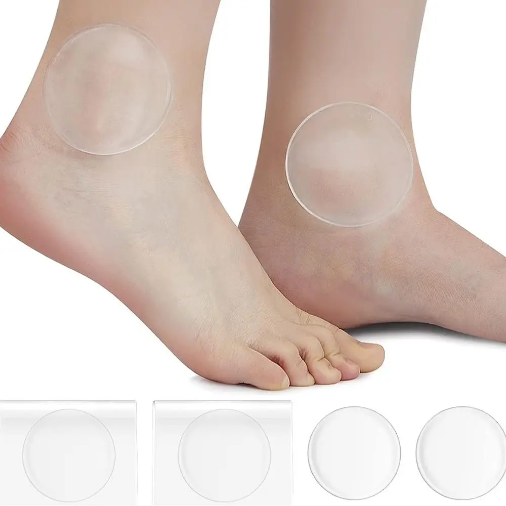 Ice Skating Ankle Gel Pads Durable Cushion Pads Skate Accessories Ankle Protector Brace Clear Unisex Protection Men