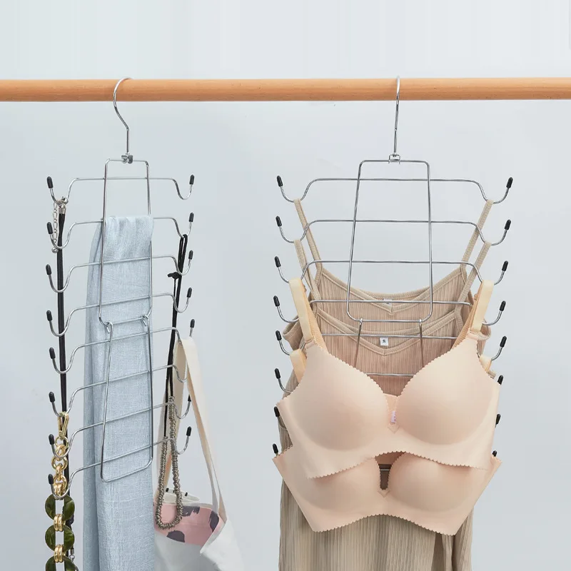 1pc-Clothes Hanger Multi-Layer Underwear Folding