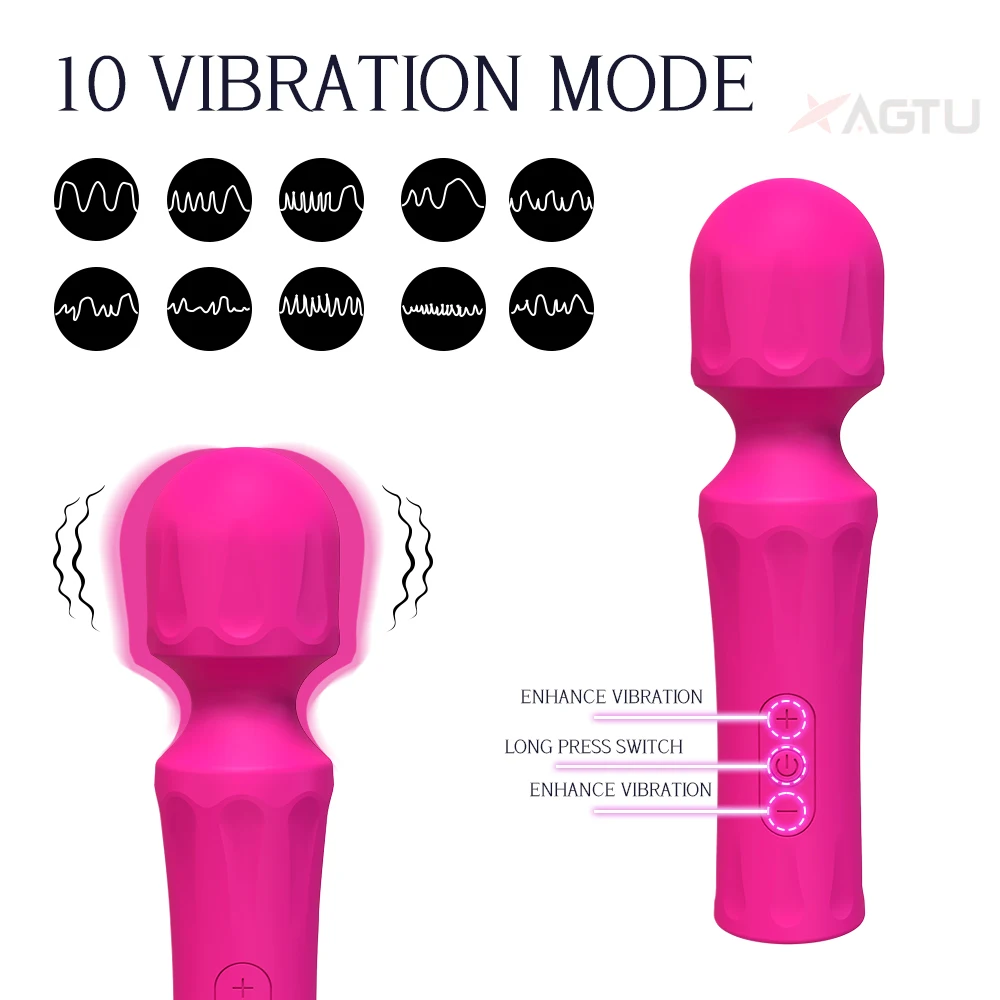 Sex Toys AV Vibrator Magic-Wand Clitoris Stimulator Sex Toys for Women Vibrating G spot Anal Massager Female Adult Supplies