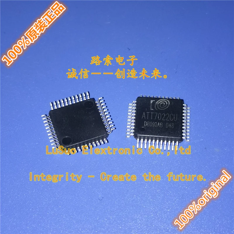 

5pcs original new ATT7022CU ATT7022 QFP-44 Electric Energy Metering IC