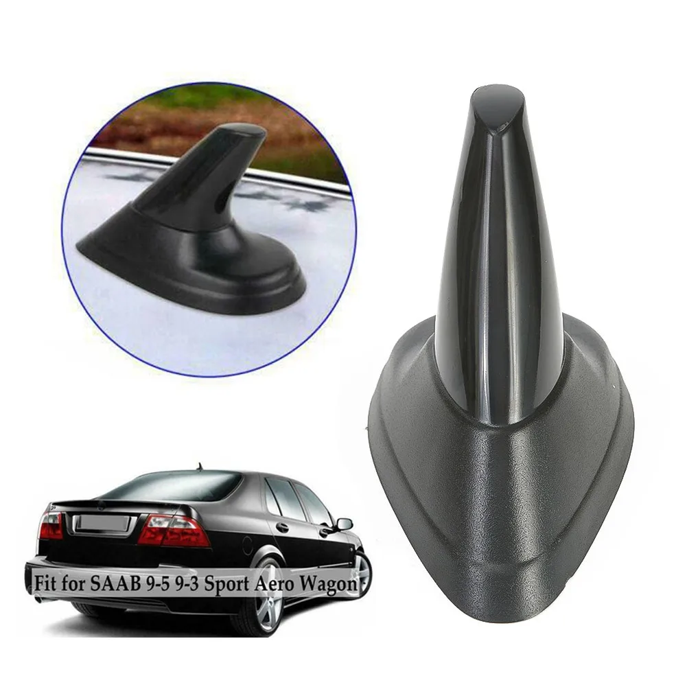 

Durable Fin Aerial Aerial Fin Aerial Glossy Rubber Ring Vehicle Antenna Waterproof Black Black Look Replacement