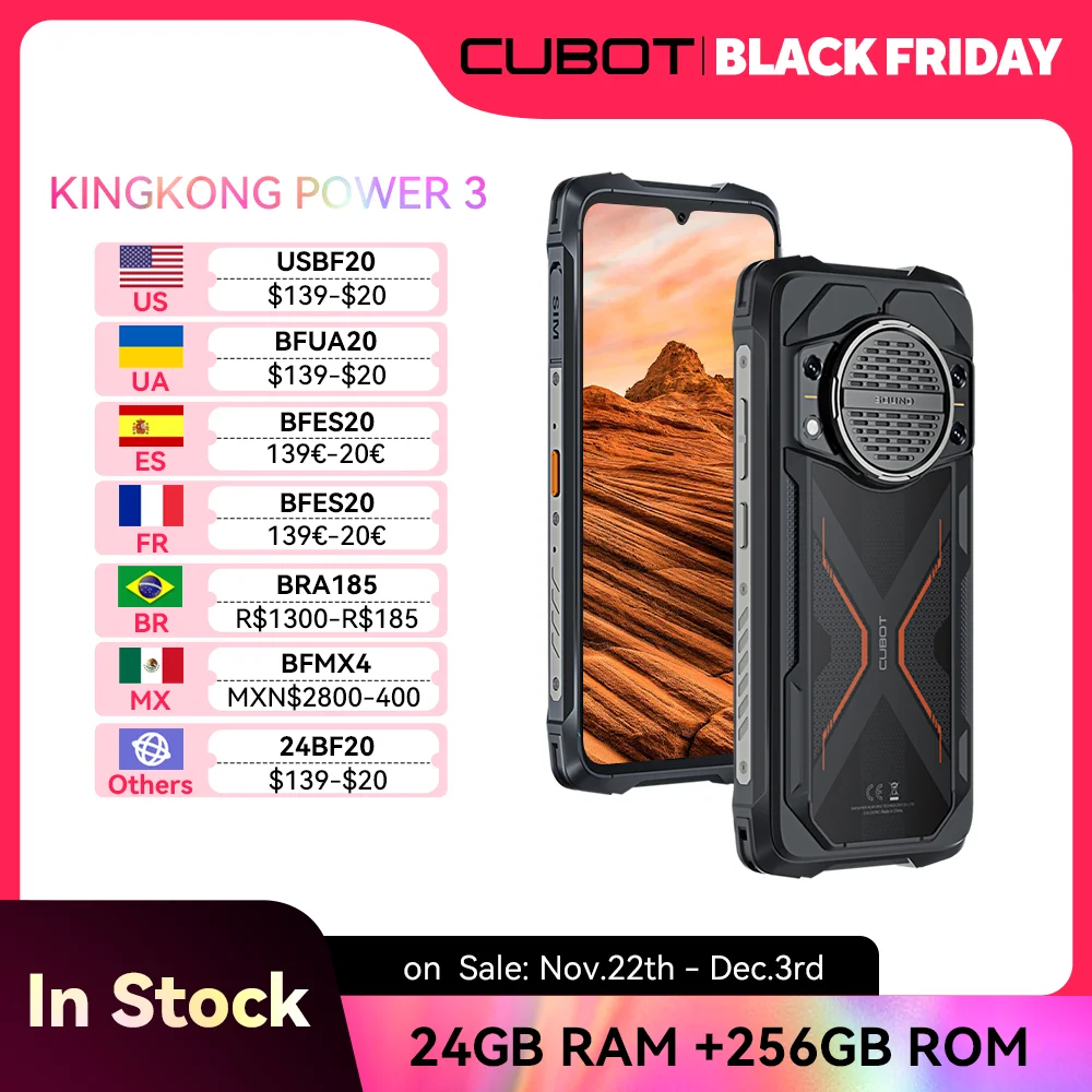 Cubot KingKong Power 3 za $147.59 / ~601zł