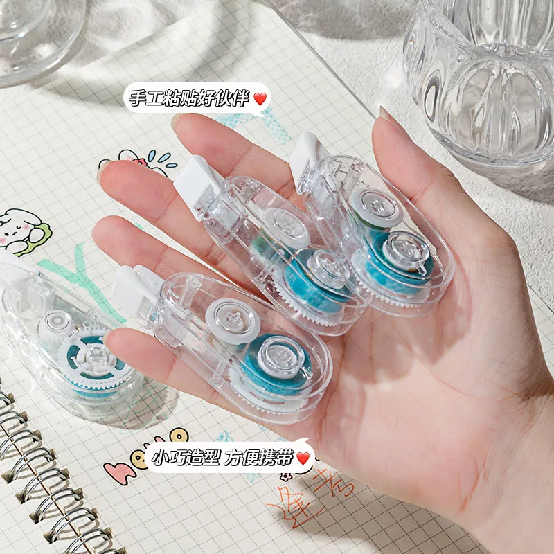 Double Sided Adhesive Tape 1/4pcs 5m*5mm Glue Tape Roller Glue Tape Runner Adhesive Dispenser Crafts Scrapbooking Supplies