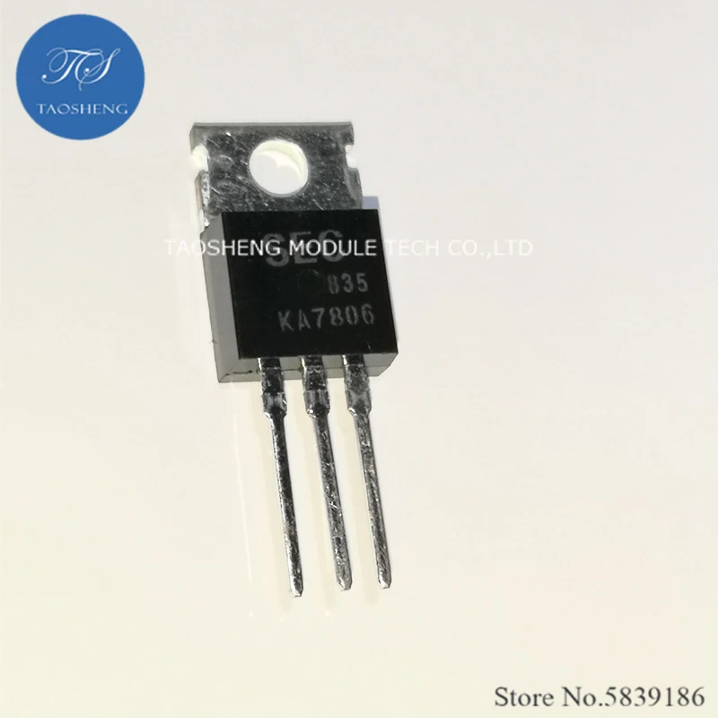 

2PCS KA7806 TO-220 100% NEW AND ORIGINAL