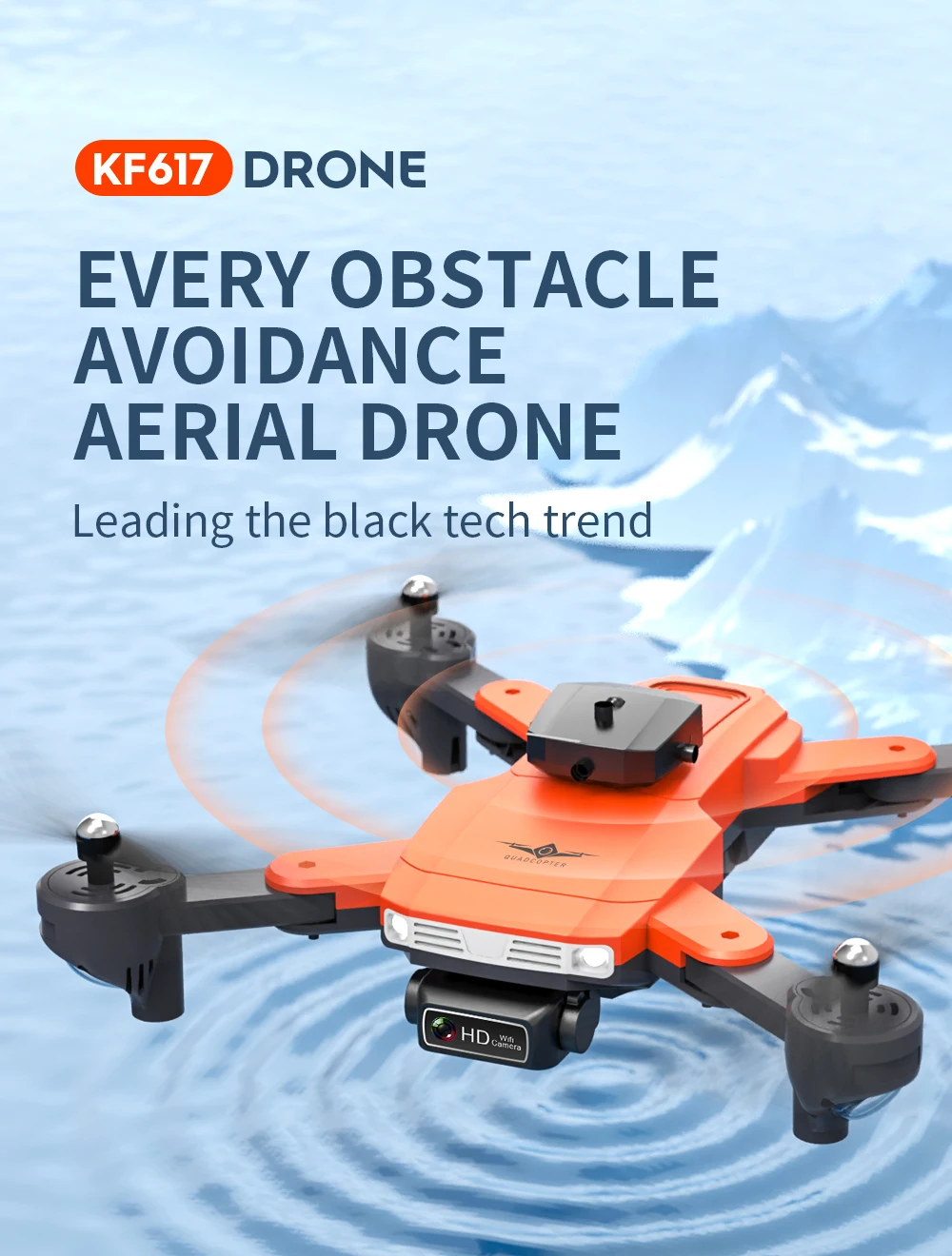 KF617 Drone, kf617 drone every obstacle avoidance aerial drone leading the