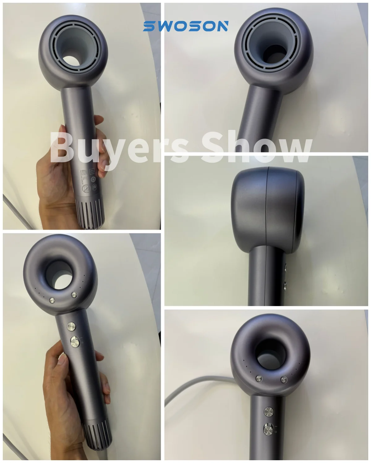 Professinal Leafless Hair Dryer Negative Lon Hair Care Quick Dry Home Powerful Hairdryer Constant 200 Million Anion Blow Dryer 6