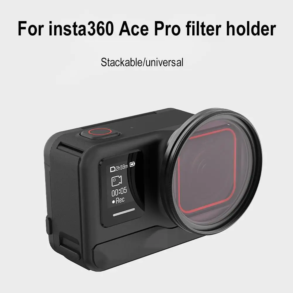 Portafiltro Telaio Protettivo In Metallo Per Insta360 Ace Pro/Ace Accessori Per Fotocamere Per Insta360 Ace Pro Nuovo 2024