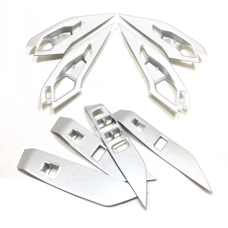 Accoudoir De Porte De Voiture, Fenêtre, Panneau De Commutation, Couvercle De Cuvette, Cadre De Garniture, Pour Jaguar E-pace 2018 2019 2020