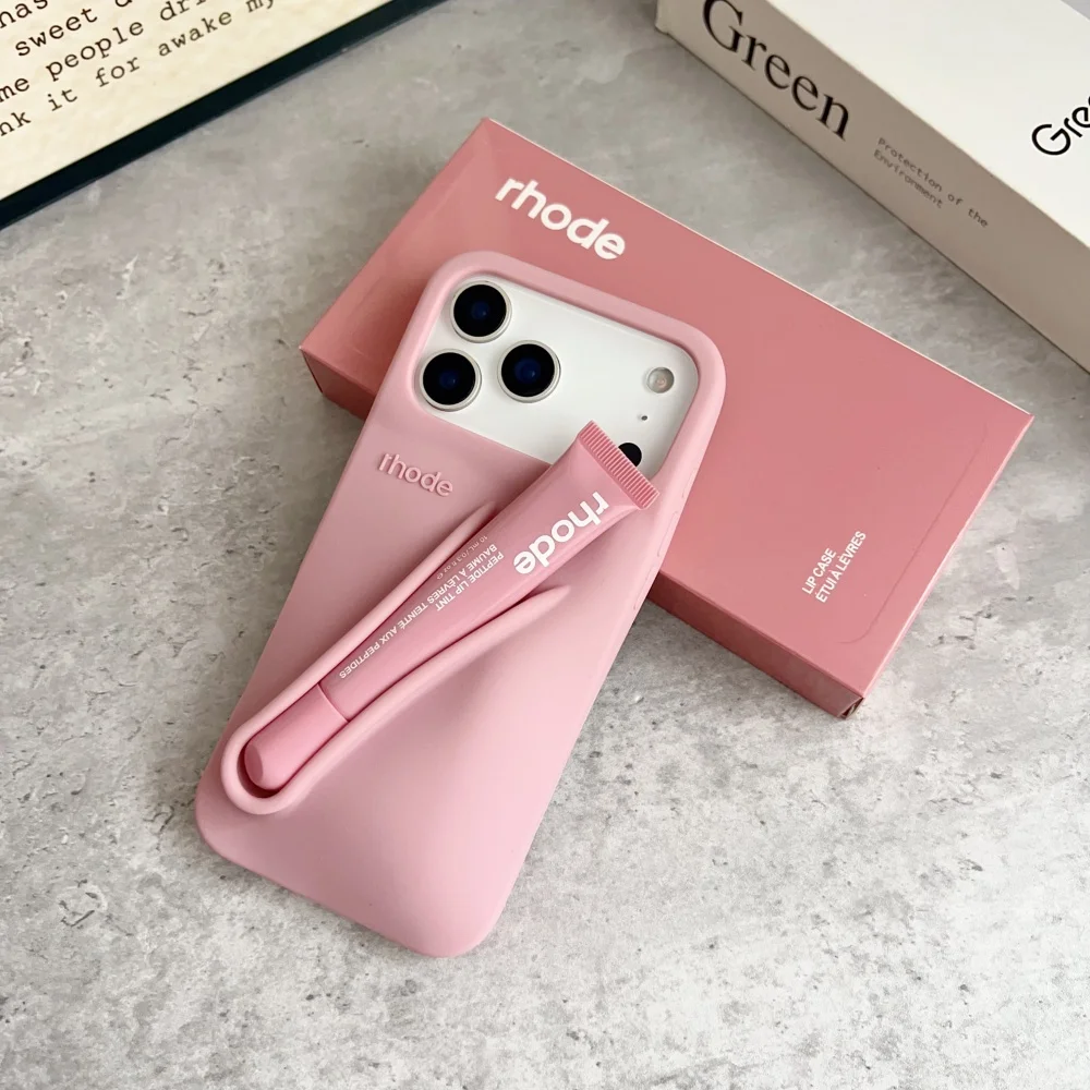 Rhode Lip Gloss Case For iPhone 17 16 15 14 13 12 11 Pro Max