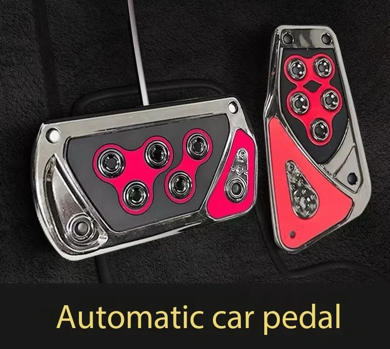 Universal Auto Styling Racing Pedale Universal Automatische Manuelle Bremspedale Fuß Pad Set Kit Pedale Rutschfeste Werkzeuge – Detail 9