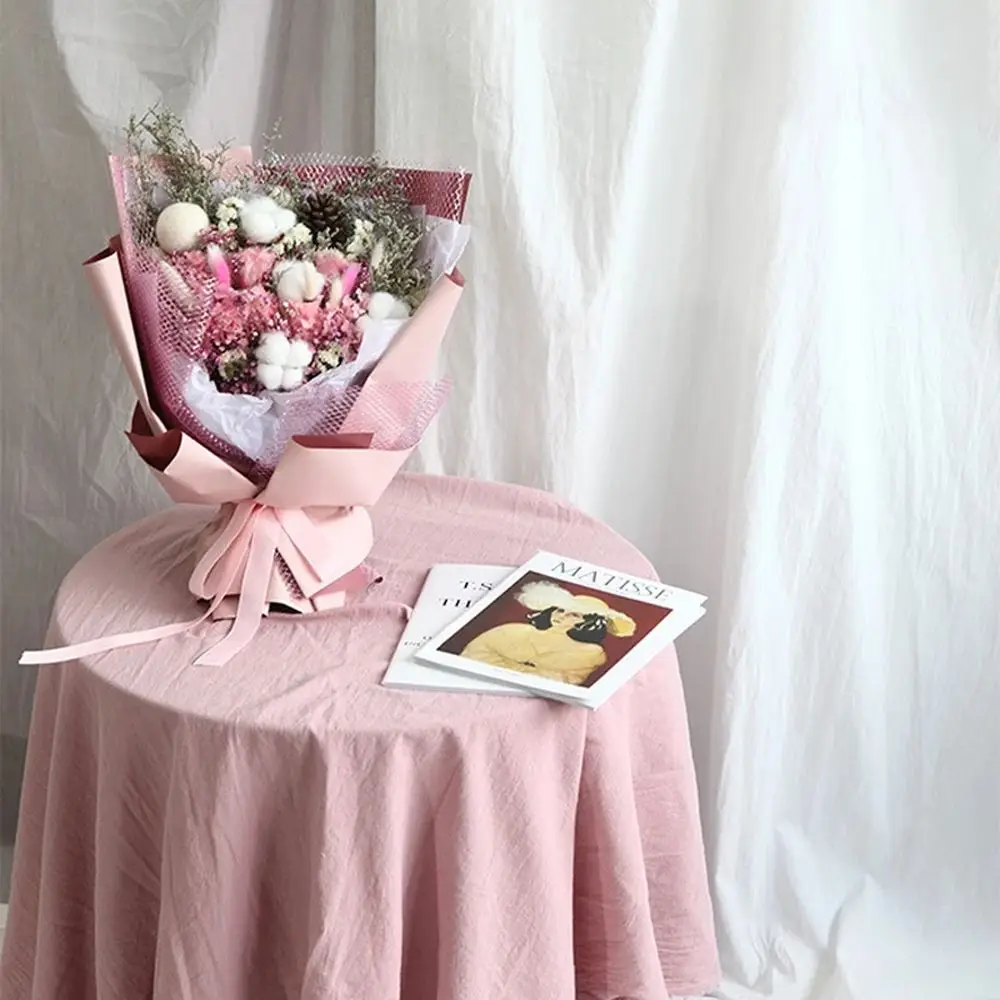 Cotton Linen White & Gray Photography Backdrop