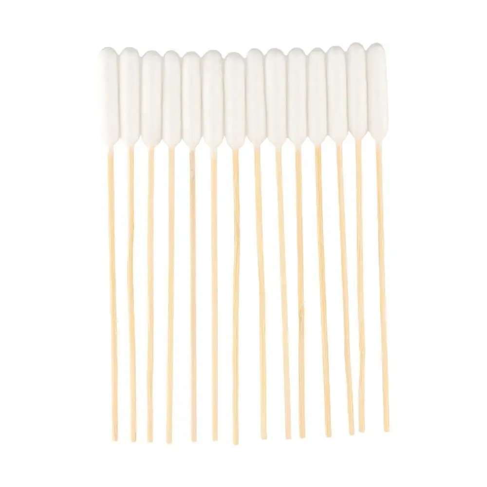 50pcs 15cm Pet Cotton Swabs Disposable Dirt Removal Cotton Swabs Dog Buds Single-head Dog Wash Ear Stick for Cats Puppy