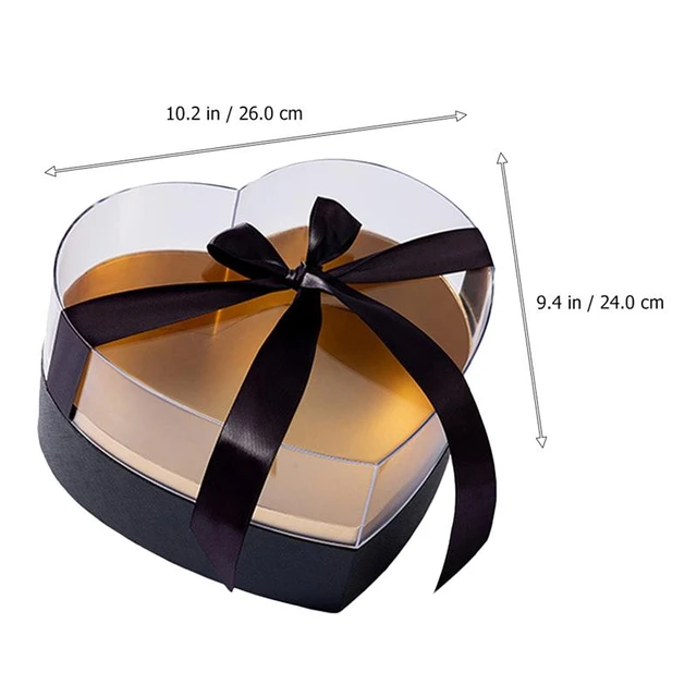 1pc Heart Shaped Flower Box Valentine Gift Packaging Box With