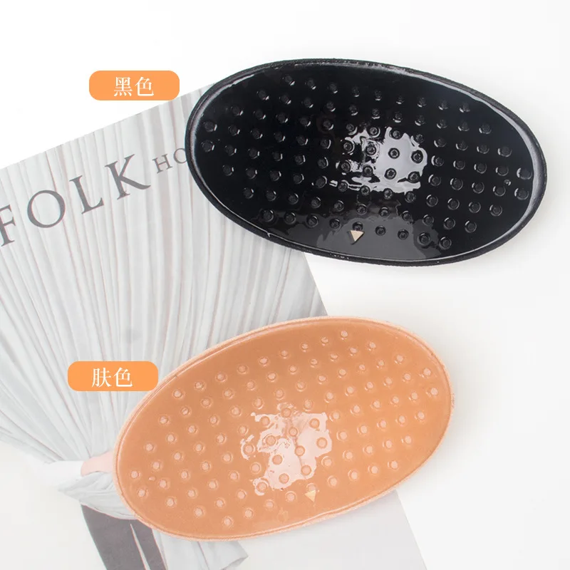 Soft Silicone Shoulder Anti Slip Padded Shoulder Pad for Woman Enhancer Reusable Self-Adhesive Clothing Decoration