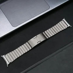 Luxucy Stainless Steel Strap - Premium Metal Bracelet Wrist Band - Galaxy Ultra 2025 (Titanium Color)
