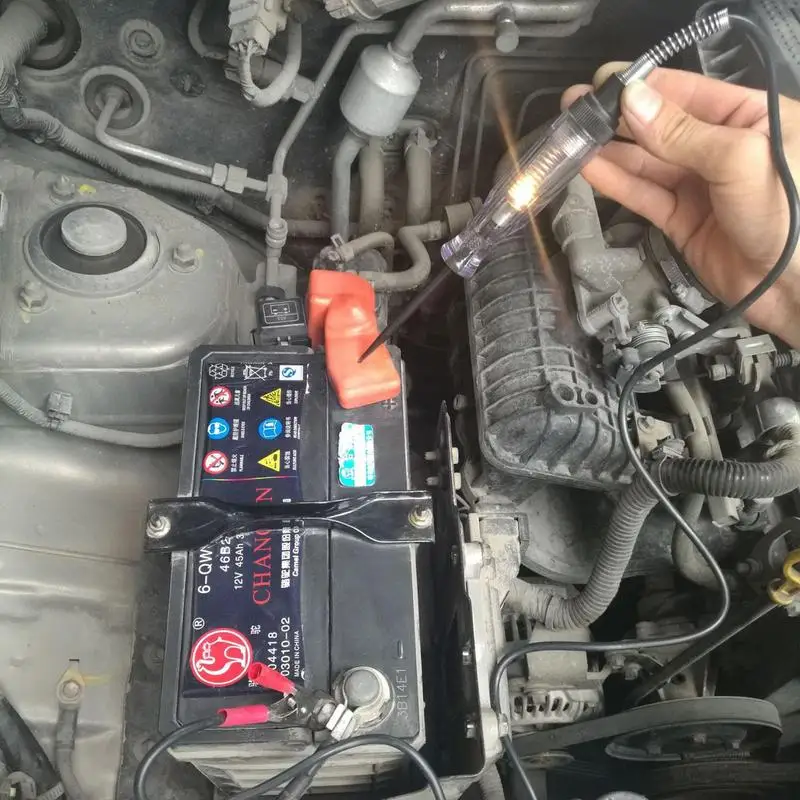 

Car Diagnostic Probe Test Pen Car Voltage Circuit Tester Portable Auto 6V 24V Tools Voltage Light Tester Pen With Carbon Steel