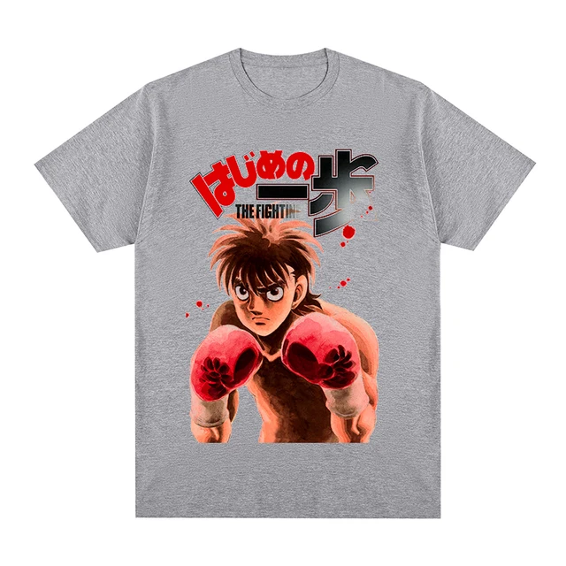 Manga Tshirt Sport 90s Anime Lovers Boxing GYM Anime Tshirt 