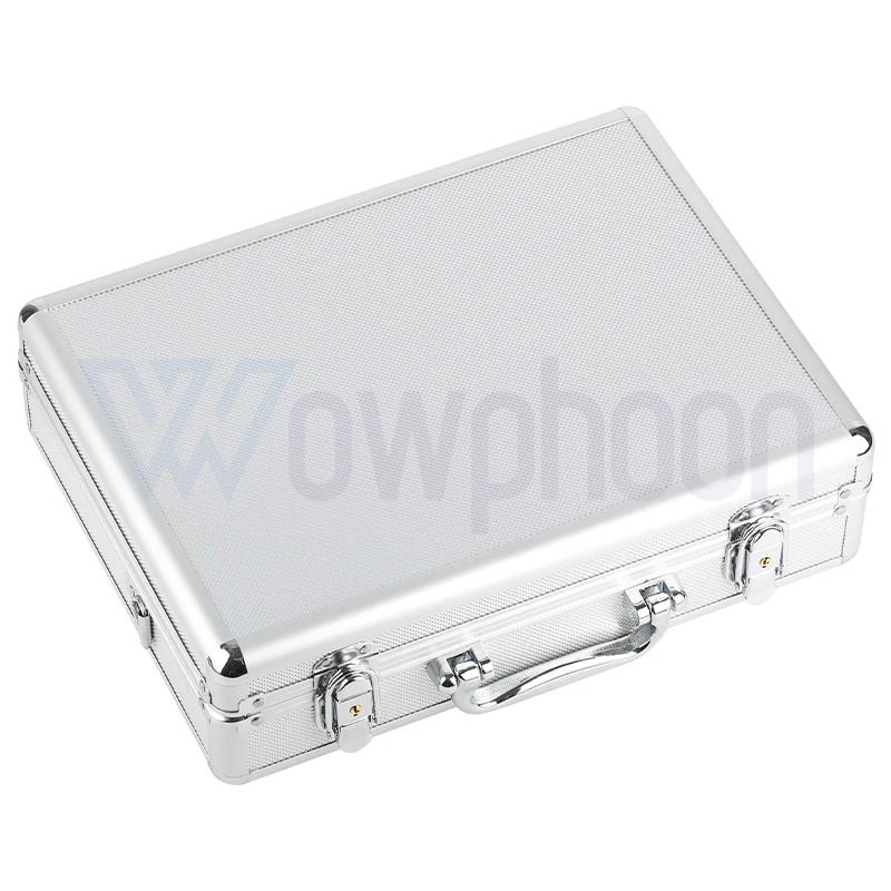 Nuova Scatola Di Alluminio Per Mannaia In Fibra/Penna A Luce Rossa/Misuratore Di Potenza Ottica/Pinze Per Cavi In Pelle/Cassetta Degli Attrezzi Con Co