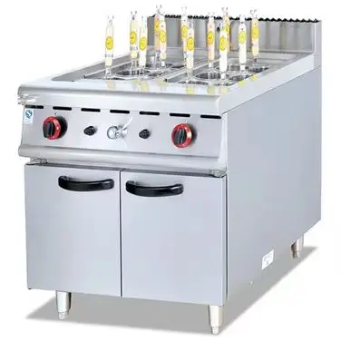 RTK Commercial Floor Type Electric Pasta Cooker With 6 Baskets Restaurant Noodle Boiler Cooking Stove With Cabinet