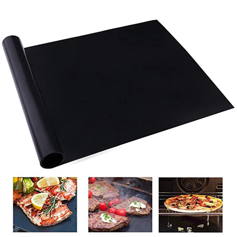 5Pcs Bbq Grill Mat Barbecue Cottura All'Aperto Pad Antiaderente Piatto Da Cucina Riutilizzabile 33*40Cm Per Party Grill Mat Accessori Per Barbecue