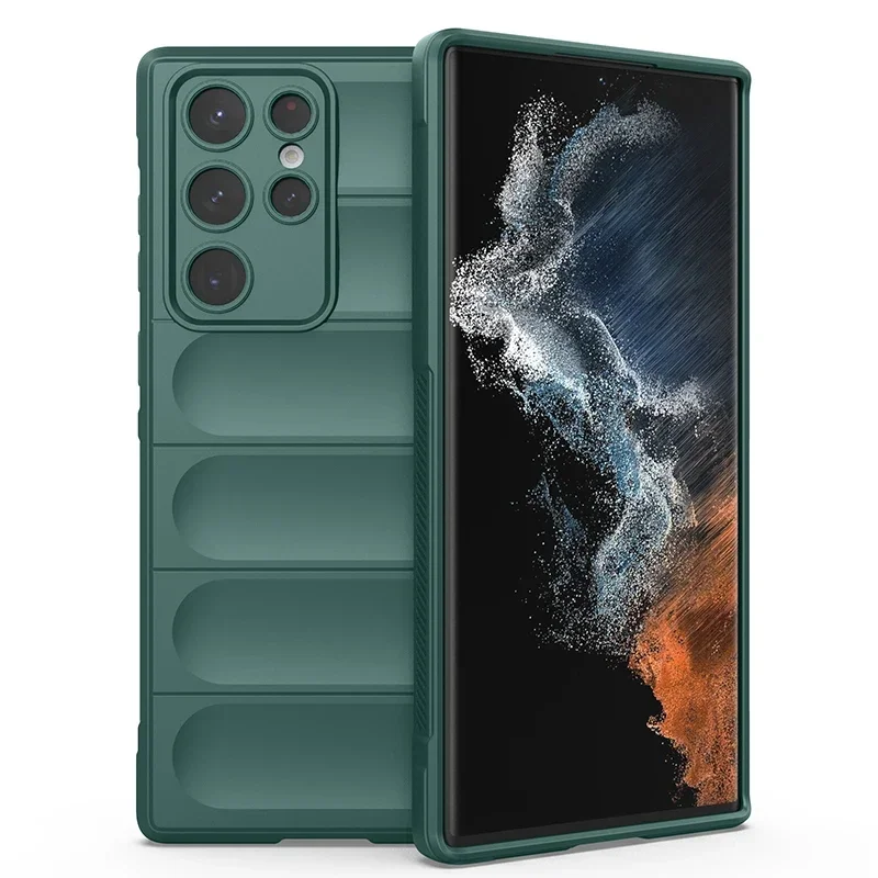 Matte Armor Skidproof Silicone Protective Phone Case