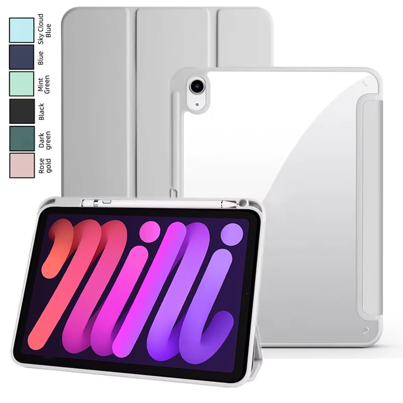 Crystal Clear Hard Shell Case for iPad Mini 8.3-Inch Tablet