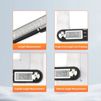 Protractor Digital Goniometer Electronic Digital Angle Gauge 6