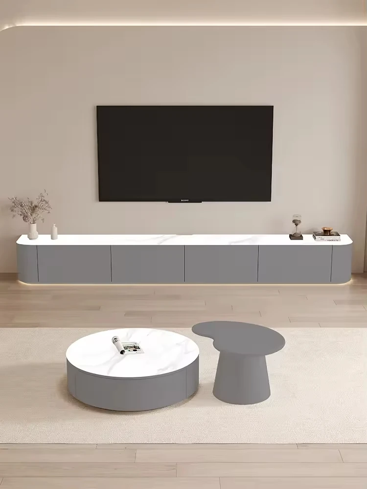 Intelligent Remote Control TV Stand High-Tech Laser TV Cabinet
