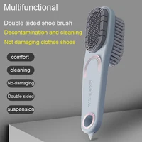 Double-sided Rubber Shoe Brush Soft Bristles Clothes Shoe Brushes Care Specialized Brush Waterproof Dirt Removal Cleaning Tool 1