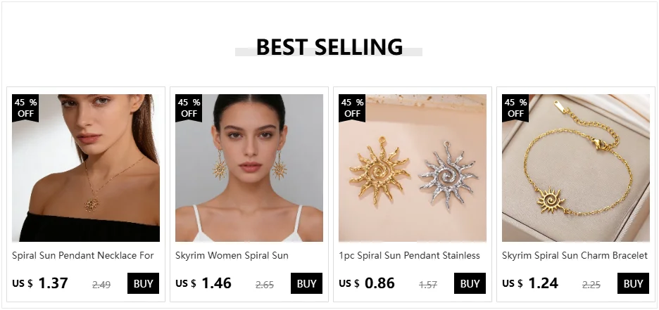 Skyrim Spirale Sonne Charm Armband Edelstahl Gold Farbe Hand Armbänder Frauen Wasserdicht Trendy Schmuck Geschenk Großhandel – Detail 1