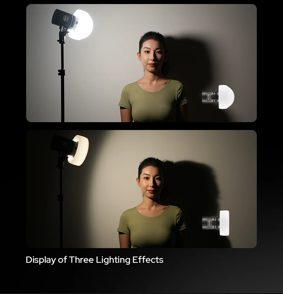 Godox RS60Bi RS60R Studio Light 60w RGB Bi-color Full-color LED Video Fill Light