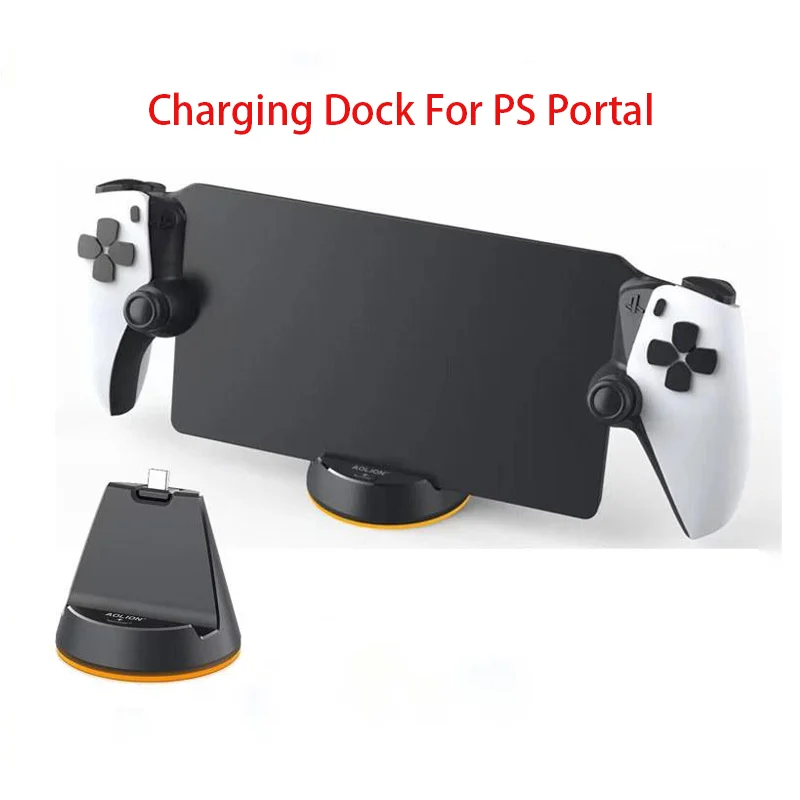 

Charging Base With Type C For PlayStation Portal Game Console Handheld Charger Dock Stand Station For PS Portal Game Accessories