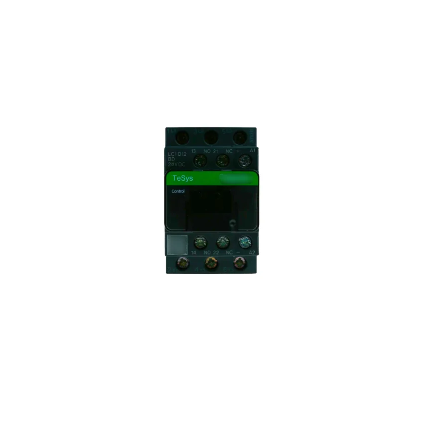 LC1D12BD 접촉기, TeSys Deca, 3P(3NO), AC-3/AC-3e, 12A, 24V DC 코일, 나사 클램프 단자