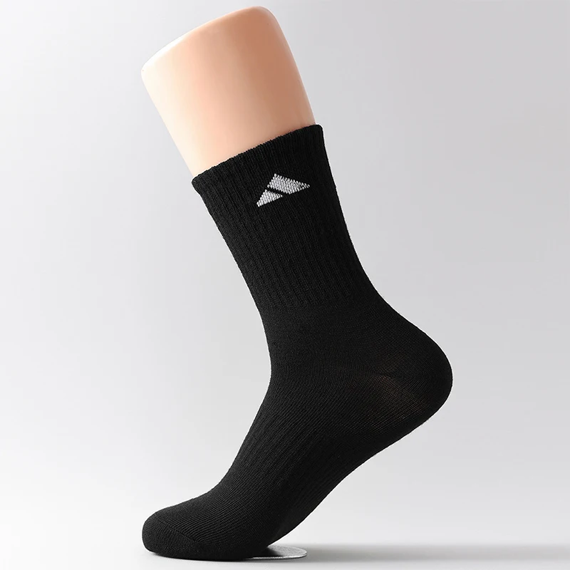5 Pairs of Black and White Patterned Mid