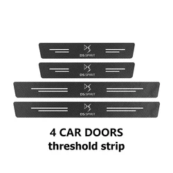 Carbon Fiber Anti - Scratch Car Sill Protection Strip Sticker (Door - 4PCS)
